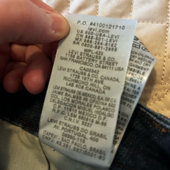 Levi's 545 Jeans Low Boot Cut Size 16M - Please see measurements for sizing - Picture 6 of 11